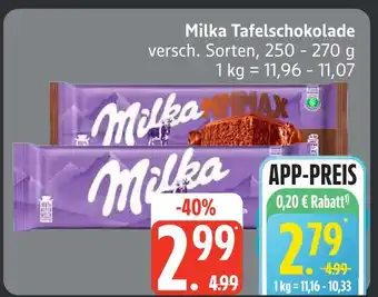 Edeka Milka tafelschokolade Angebot