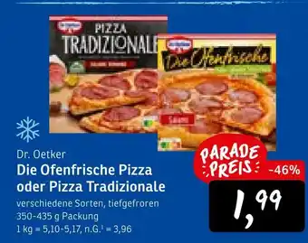 KONSUM Dr. oetker die ofenfrische pizza Angebot