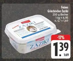 Edeka Feinos griechischer zaziki Angebot