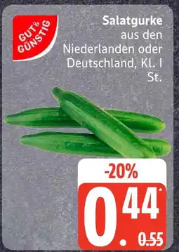 Edeka Gut & günstig salatgurke Angebot