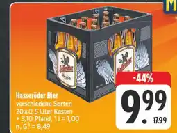 E-Center Hasseröder bier Angebot
