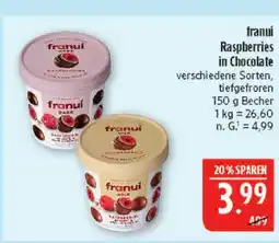 Marktkauf Franui raspberries in chocolate dark Angebot