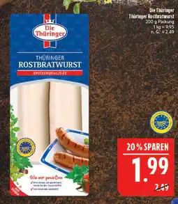 Marktkauf Die thüringer thüringer rostbratwurst Angebot