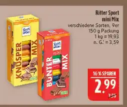 Marktkauf Ritter sport knusper mix Angebot