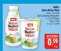 Marktkauf Müller reine butter milch Angebot