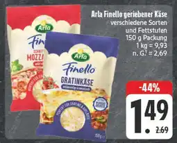 E-Center Arla finello geriebener käse Angebot