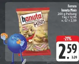E-Center Ferrero hanuta minis Angebot