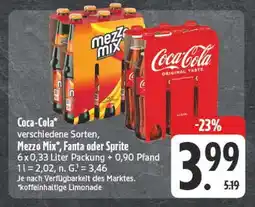 E-Center Coca-cola mezzo mix Angebot