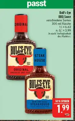 Marktkauf Bull's-eye original bbq sauce Angebot
