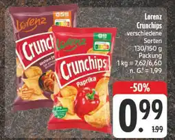 Edeka Lorenz crunchips paprika Angebot