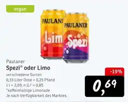 KONSUM Paulaner spezi Angebot
