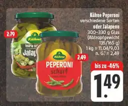 E-Center Kühne peperoni scharf Angebot