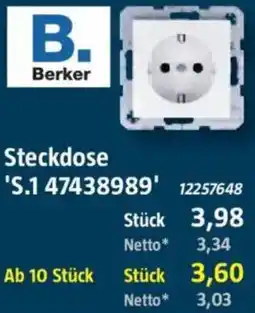 Bauhaus Berker Steckdose Angebot