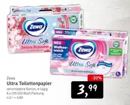 KONSUM Zewa ultra toilettenpapier sakura blossom Angebot
