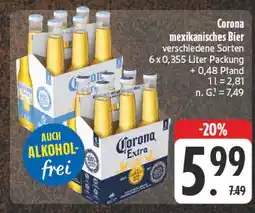 Edeka Corona mexikanisches bier Angebot