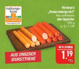 Marktkauf Mettwurst braunschweiger art Angebot