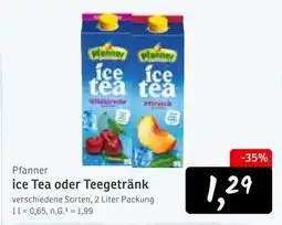KONSUM Pfanner ice tea kirsche Angebot