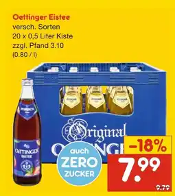 Netto Marken-Discount Oettinger eistee Angebot