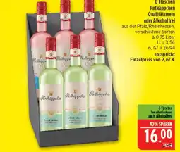 Marktkauf Rotkäppchen qualitätswein oder alkoholfrei Angebot