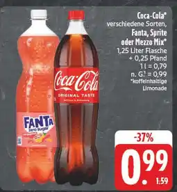 Edeka Coca-cola erfrischungsgetränke Angebot