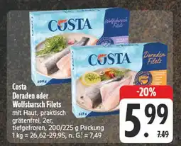 E-Center Costa doraden filets Angebot