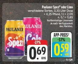 Edeka Paulaner spezi Angebot