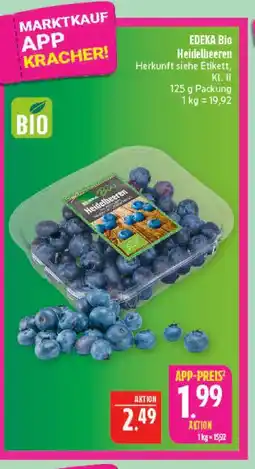 Marktkauf Edeka bio heidelbeeren Angebot