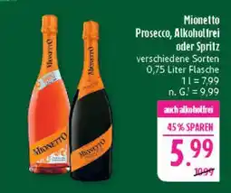 Marktkauf Mionetto prosecco Angebot