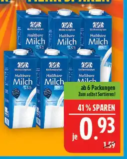 Marktkauf Weihenstephan haltbare milch 3,5% Angebot