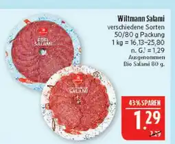 Marktkauf Wiltmann salami Angebot