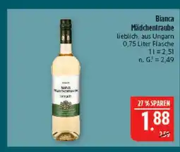 Marktkauf Bianca mädchentraube Angebot