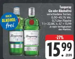 Edeka Tanqueray gin Angebot