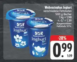 Edeka Weihenstephan joghurt Angebot