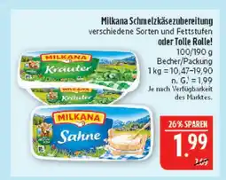 Marktkauf Milkana schmelzkäsezubereitung kräuter Angebot