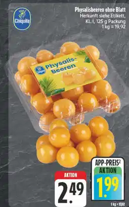 Edeka Chiquita physalisbeeren ohne blatt Angebot