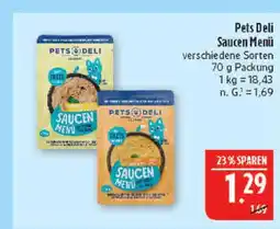 Marktkauf Pets deli saucen menü Angebot