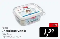 KONSUM Feinos Griechischer Zaziki Angebot