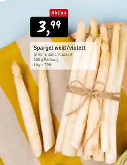 KONSUM Spargel weiß/violett Angebot