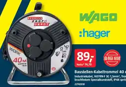 Bauhaus Baustellen-Kabeltrommel 40 m Angebot