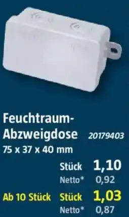 Bauhaus Feuchtraum Abzweigdose Angebot