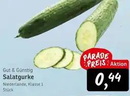 KONSUM Gut & Günstig Salatgurke Angebot