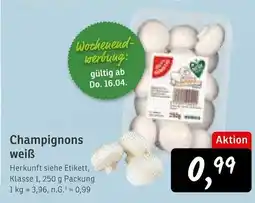 KONSUM Champignons weiß Angebot