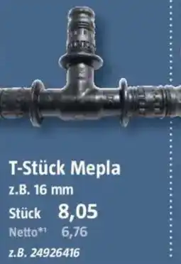 Bauhaus GEBERIT T-Stück Mepla Angebot