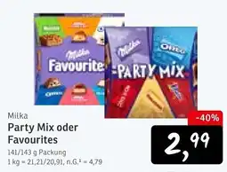 KONSUM Milka Party Mix oder Favourites Angebot