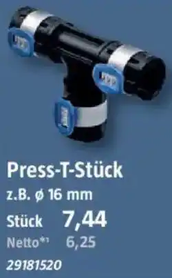 Bauhaus GEBERIT Press-T-Stück Angebot