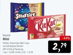 KONSUM Nestlé Mini KitKat, Smarties oder Lion Angebot