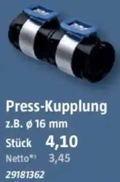 Bauhaus GEBERIT Press-Kupplung Angebot