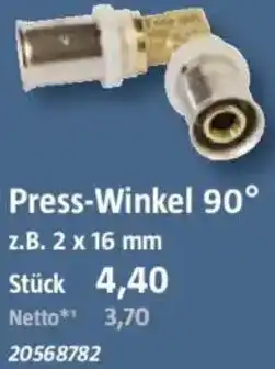 Bauhaus COMISA Press-Winkel 90° Angebot