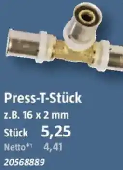 Bauhaus COMISA Press-T-Stück Angebot