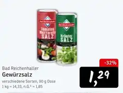 KONSUM Bad Reichenhaller Gewürzsalz Angebot